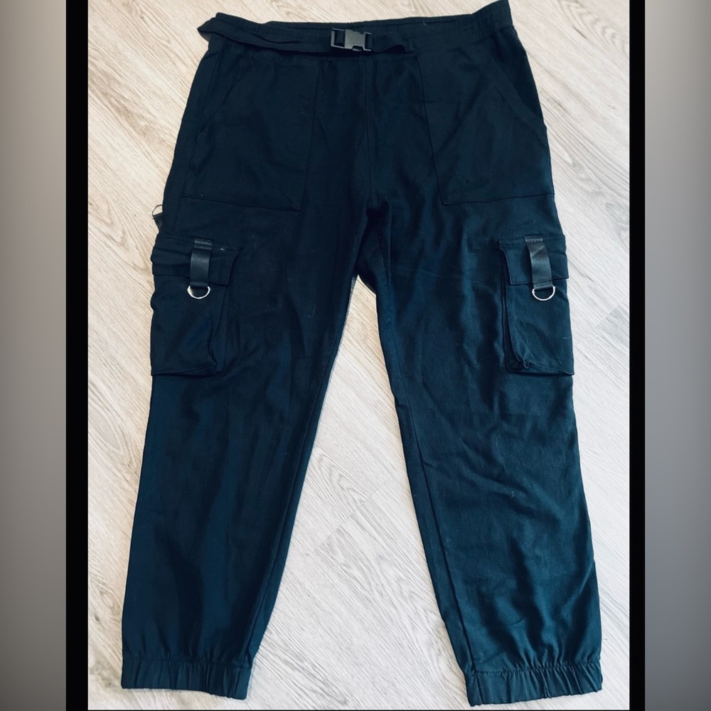 Women's Black Cargo Pants